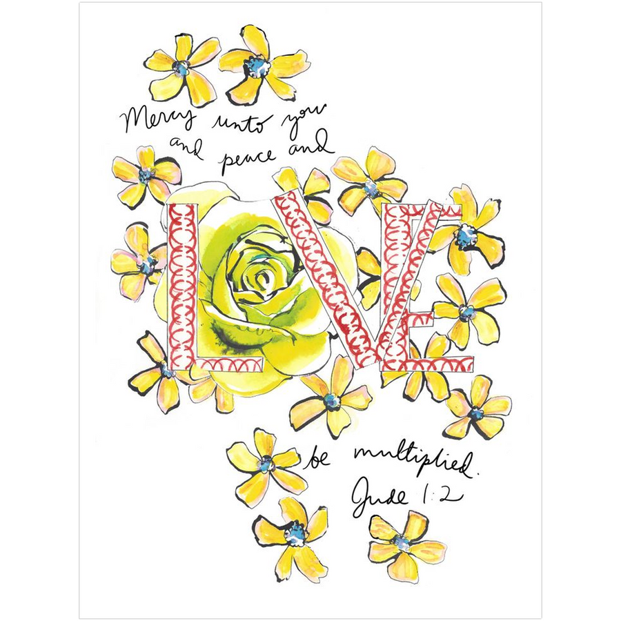 "Mercy and Peace and LOVE" Fine Art Print