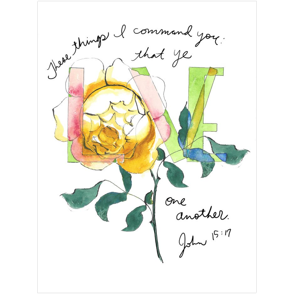 "LOVE One Another" Fine Art Print
