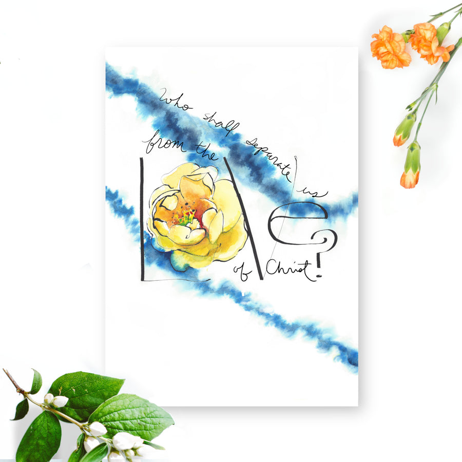 "LOVE of Christ" Art Greeting Card