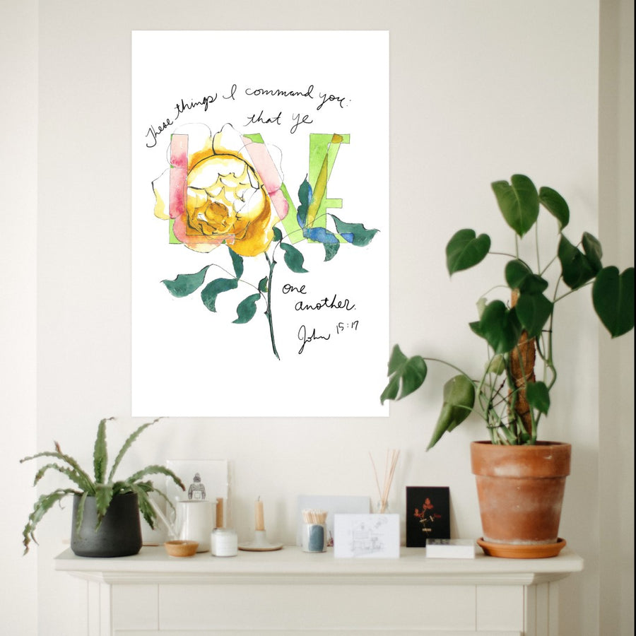 "LOVE One Another" Fine Art Print