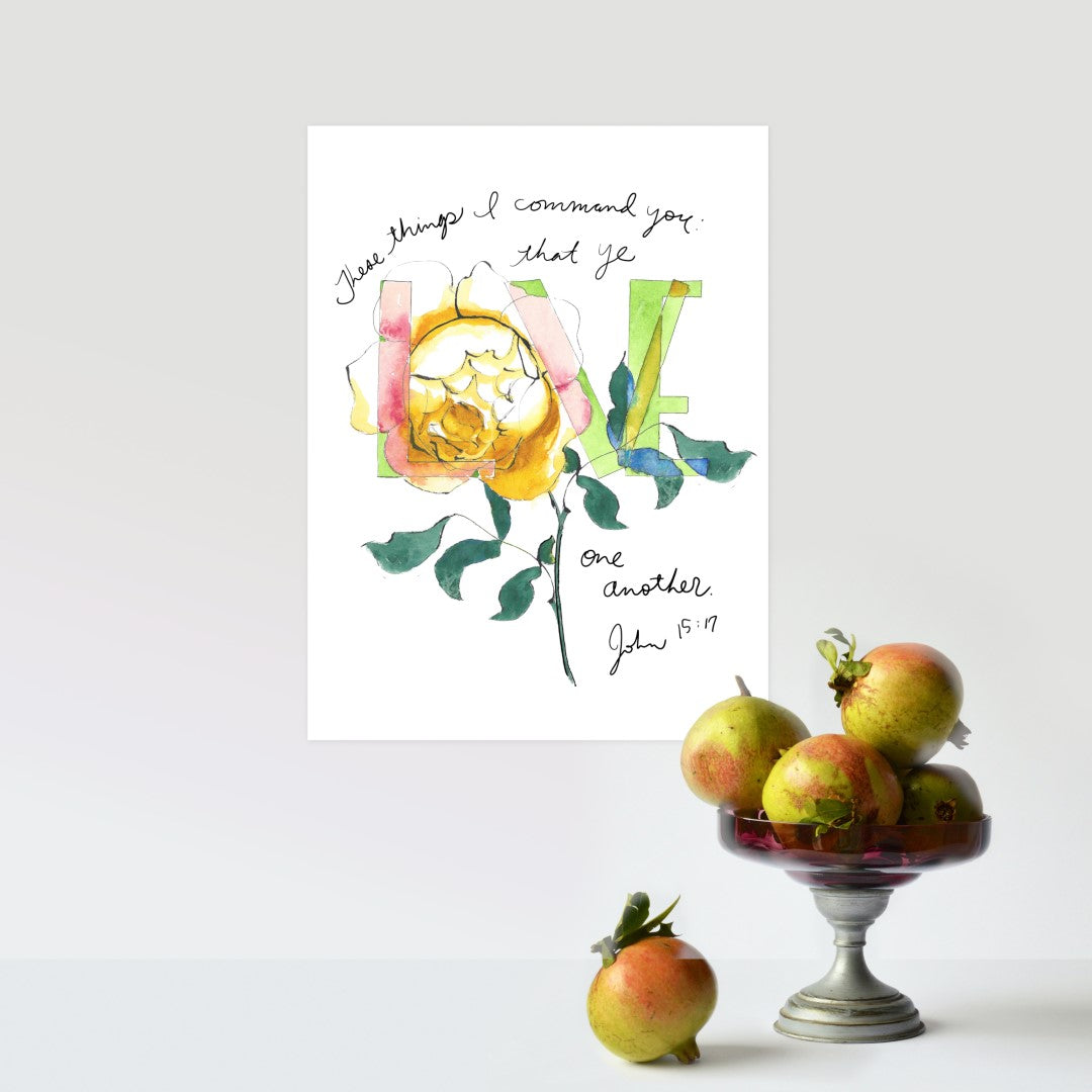 "LOVE One Another" Fine Art Print