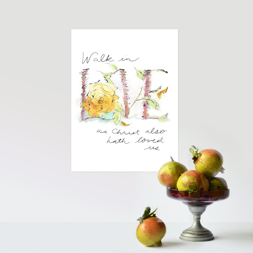 "Walk in LOVE" Fine Art Print