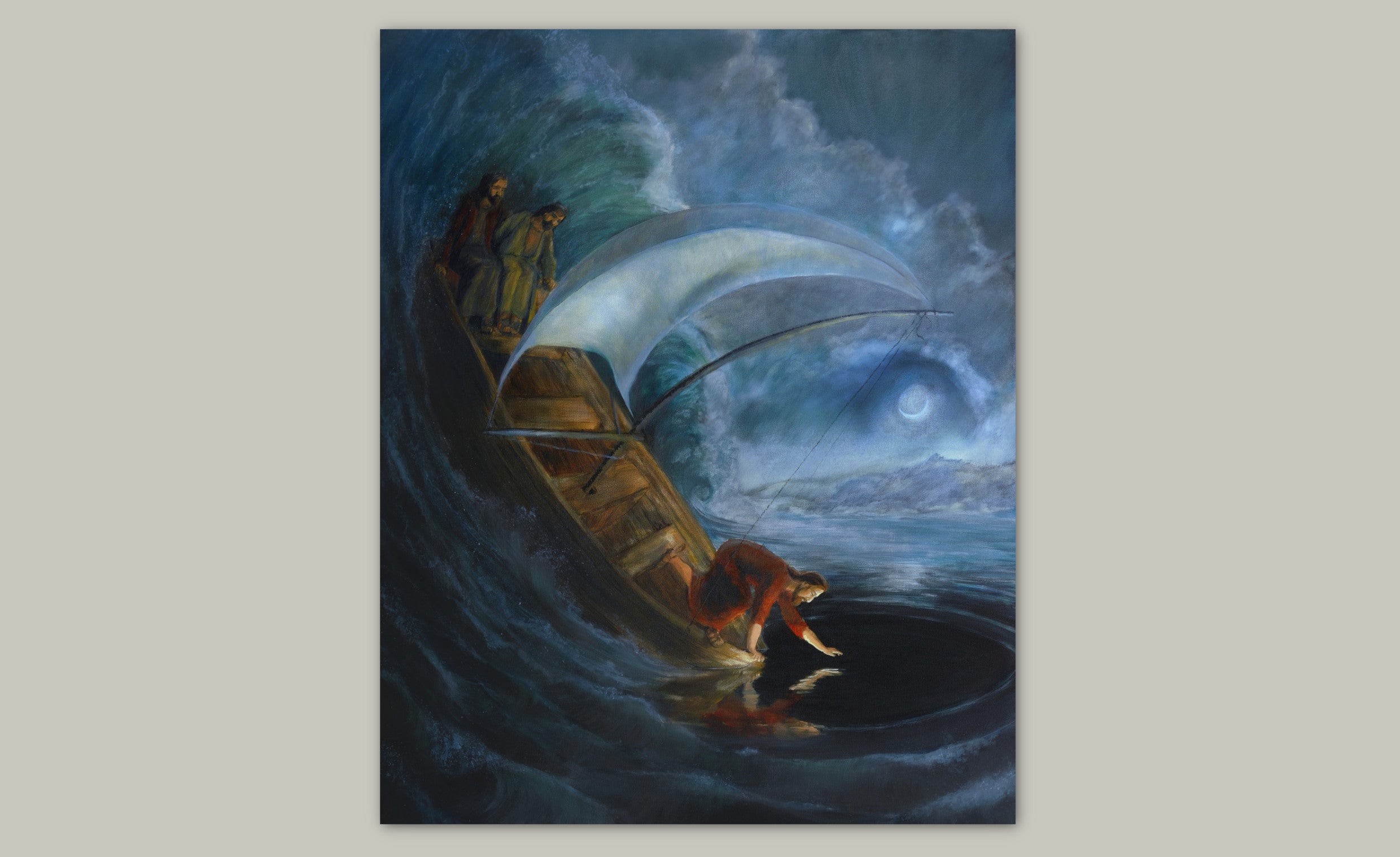 A Painting of Jesus Calming the Storm