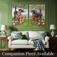 Thumbnail for An Angel Playing the Guitar - Canvas Print