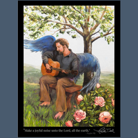 Thumbnail for An Angel Playing the Guitar - Fine Art Poster
