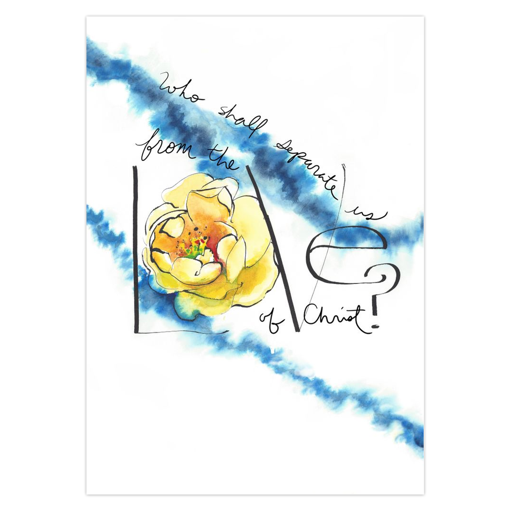 "LOVE of Christ" Art Greeting Card