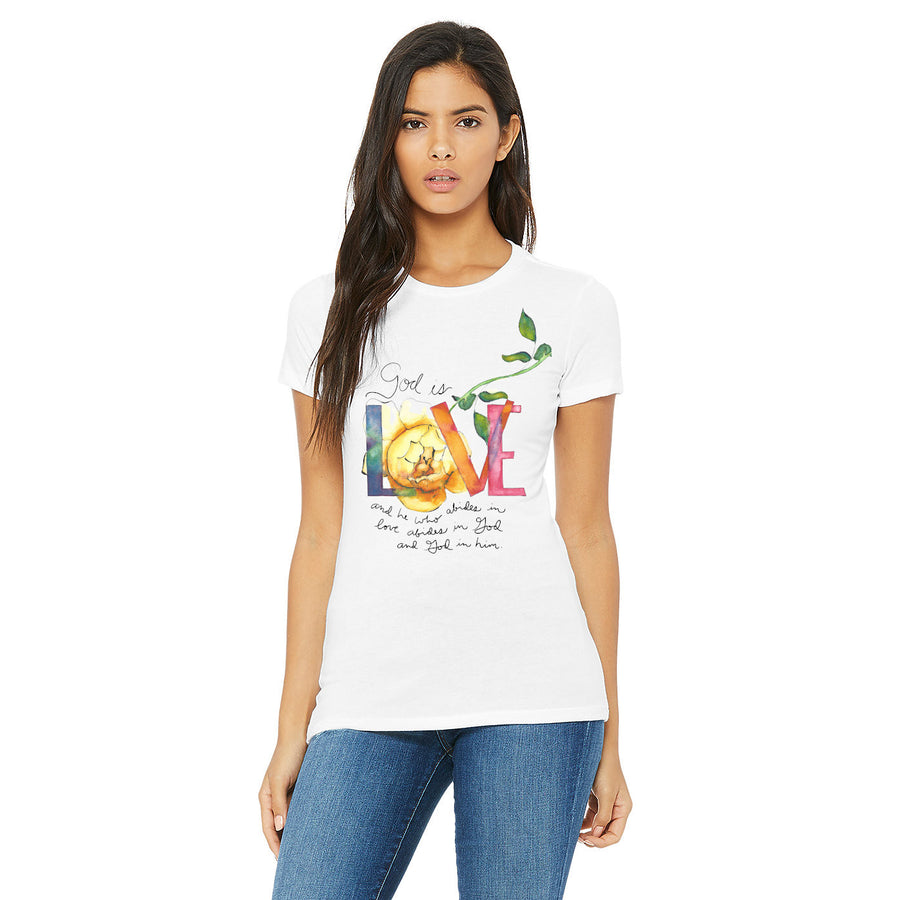 "God is LOVE" Women's Crew Neck Tee