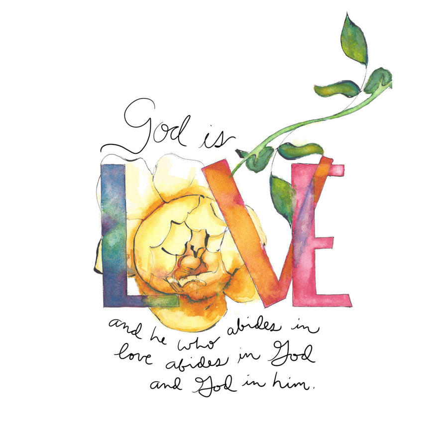"God is LOVE" Women's Crew Neck Tee