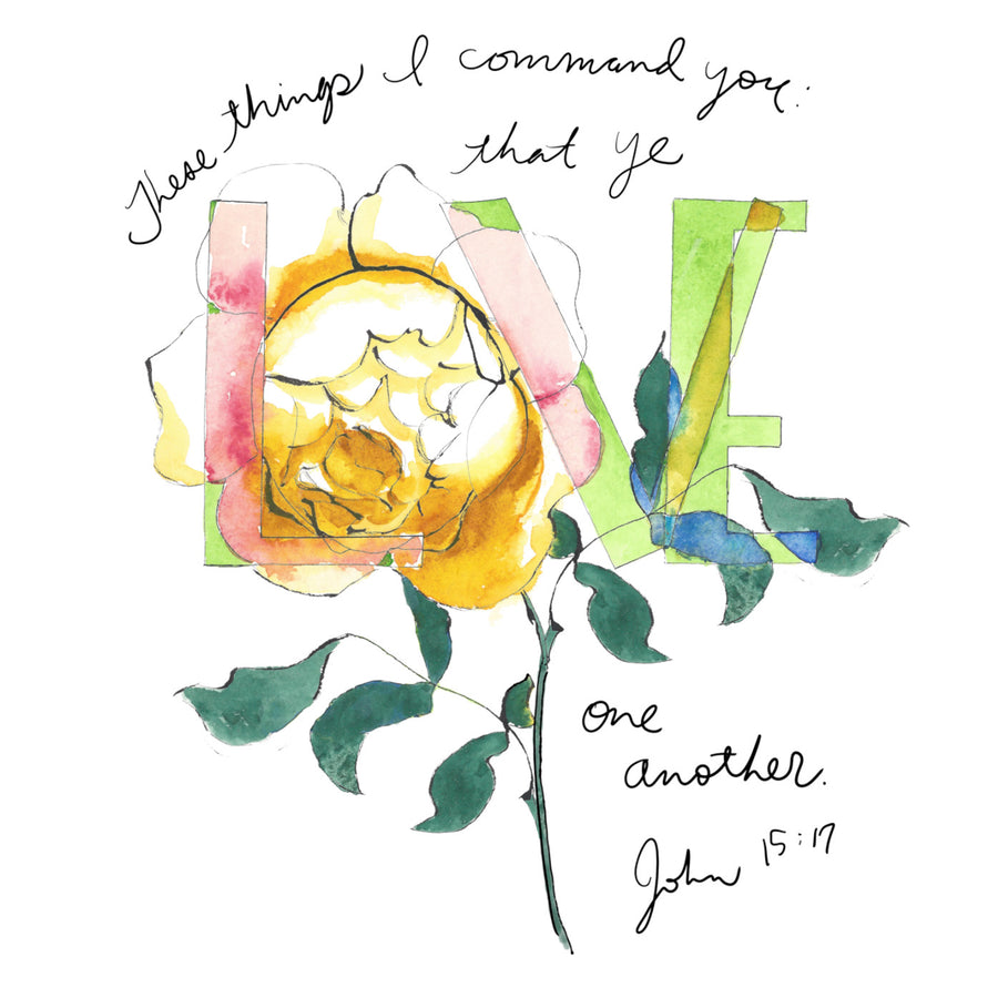 "LOVE One Another" Women's Crew Neck Tee