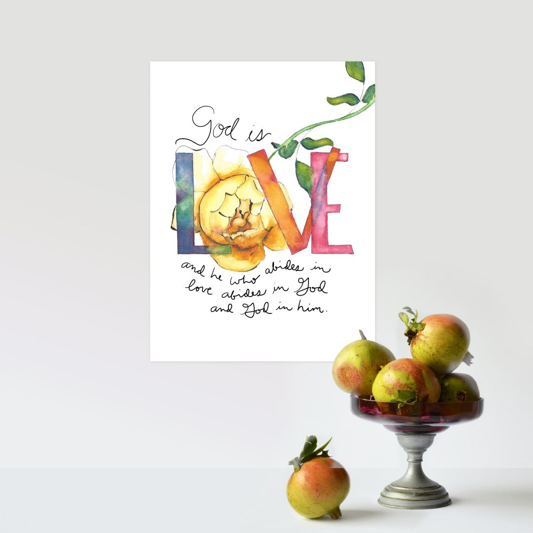 "God is LOVE" Fine Art Print