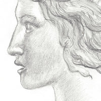 Thumbnail for Head of Liberty - Original Pencil Drawing